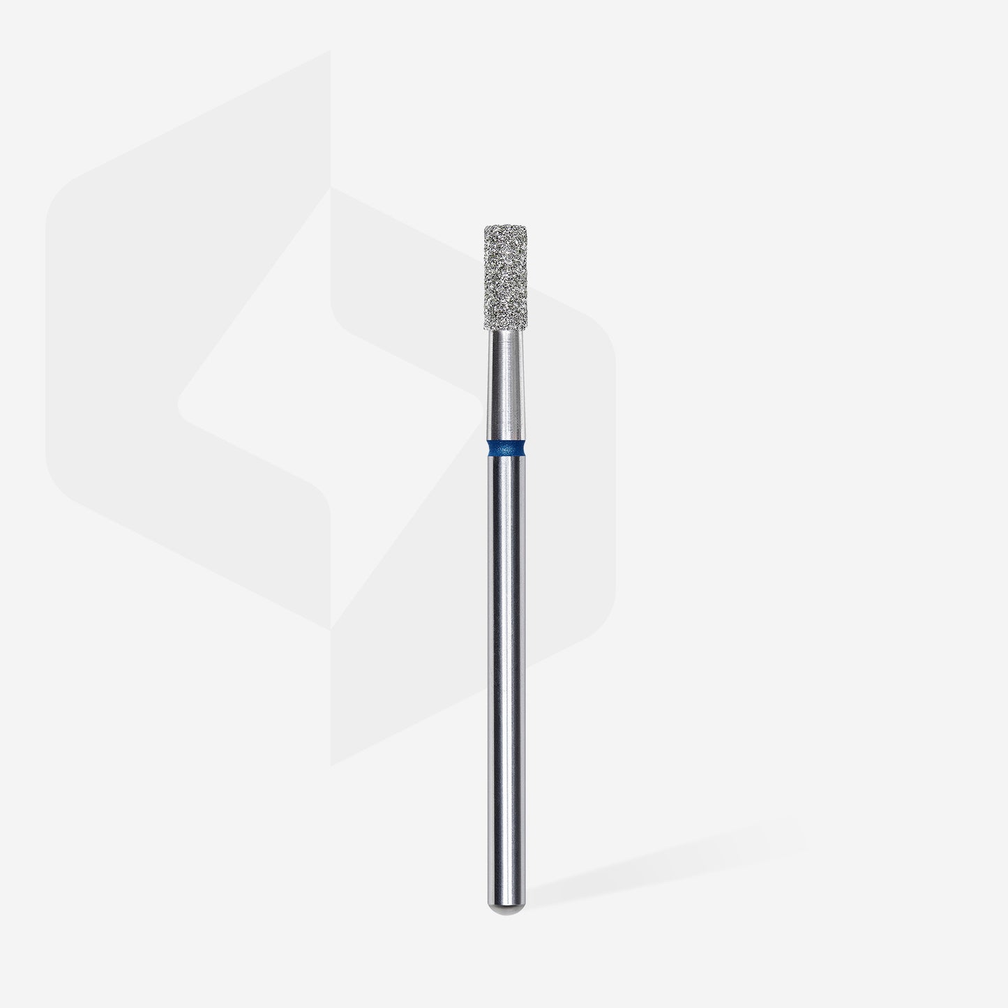 10 pezzi Fresa diamantata a cilindro, blue, diametro 2.5 mm, terminale di lavoro 6 mm