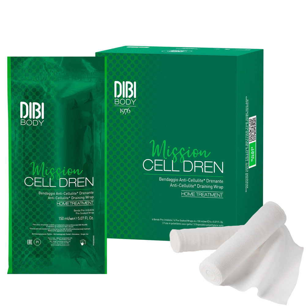 Dibi Milano Mission Cell Dren Bendaggio Anti-Cellulite Drenante 3x150ml