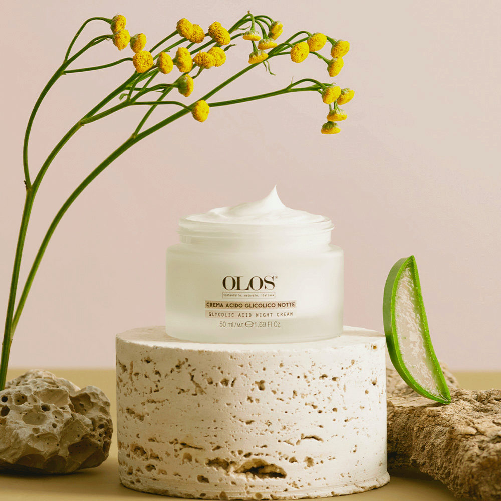 Olos Mondo agli Acidi Crema Notte Acido Glicolico 50ml