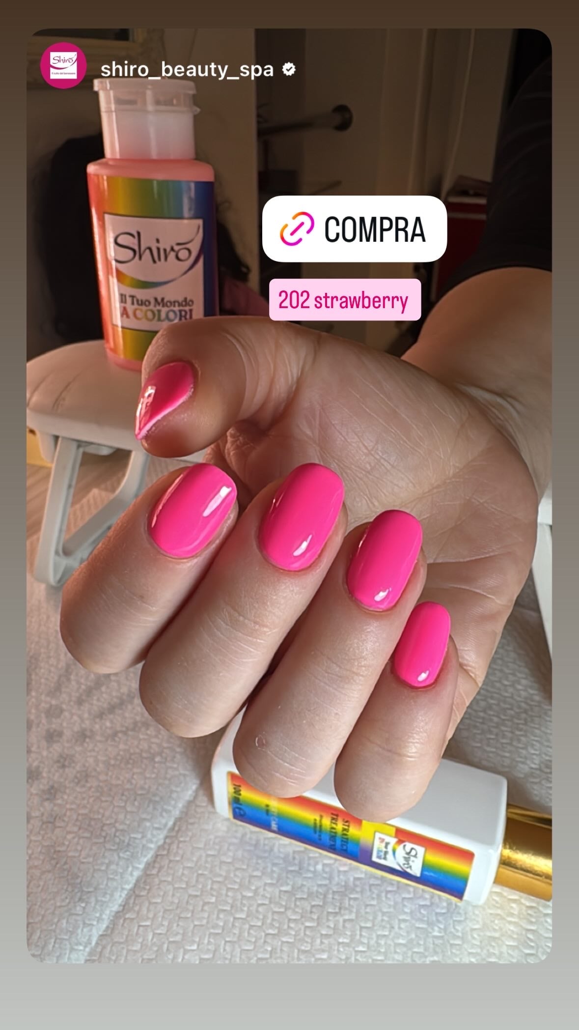 Gel Polish STRAWBERRY 202 - TPO FREE - 15ml