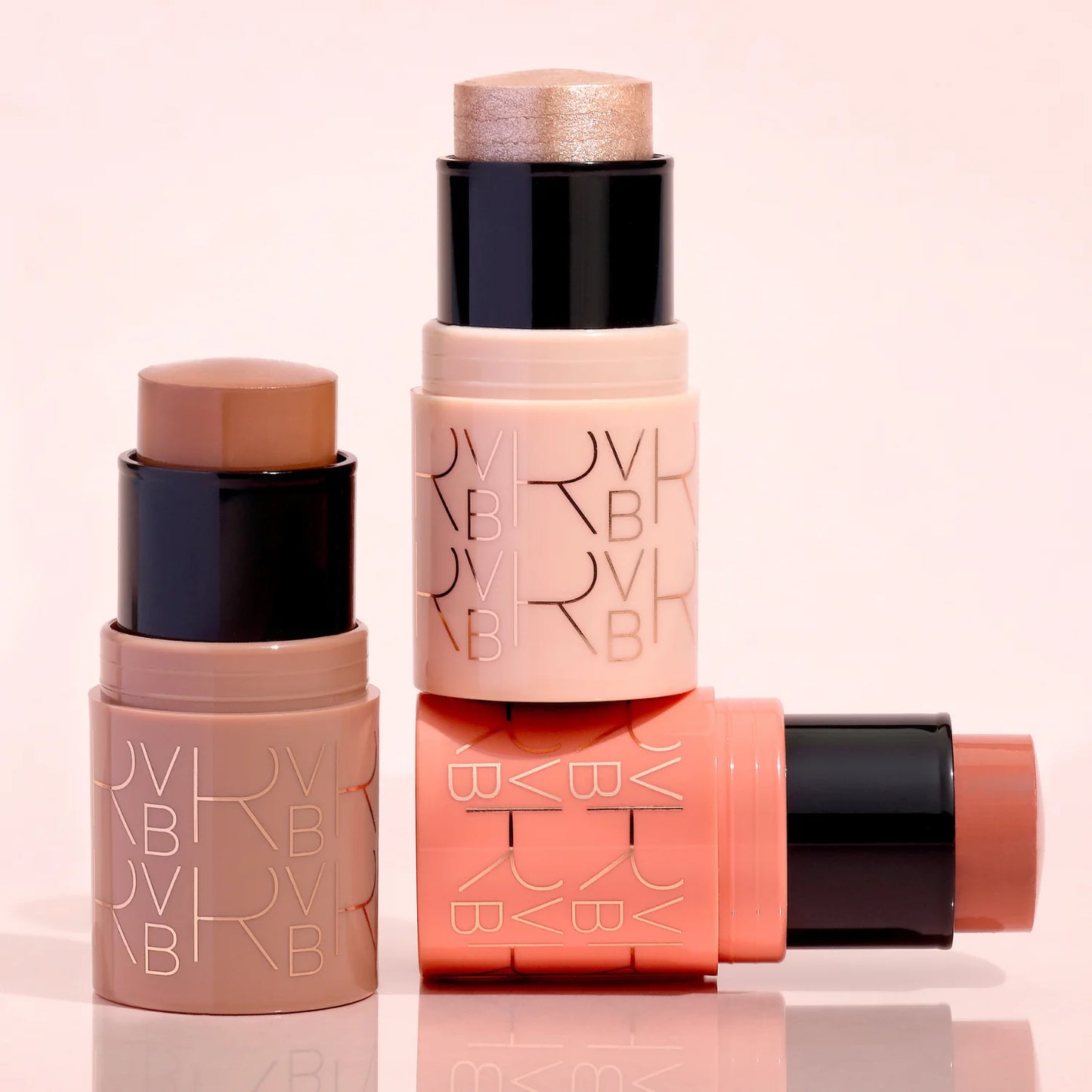 RVB LAB GLOWY CHEECK HIGHLIGHTER Stick Viso Multiuso in Crema 326
