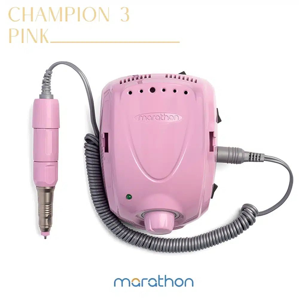 Fresa micromotore Marathon Champion 3 con Manipolo SH20N pedale ON/OFF (Rosa)