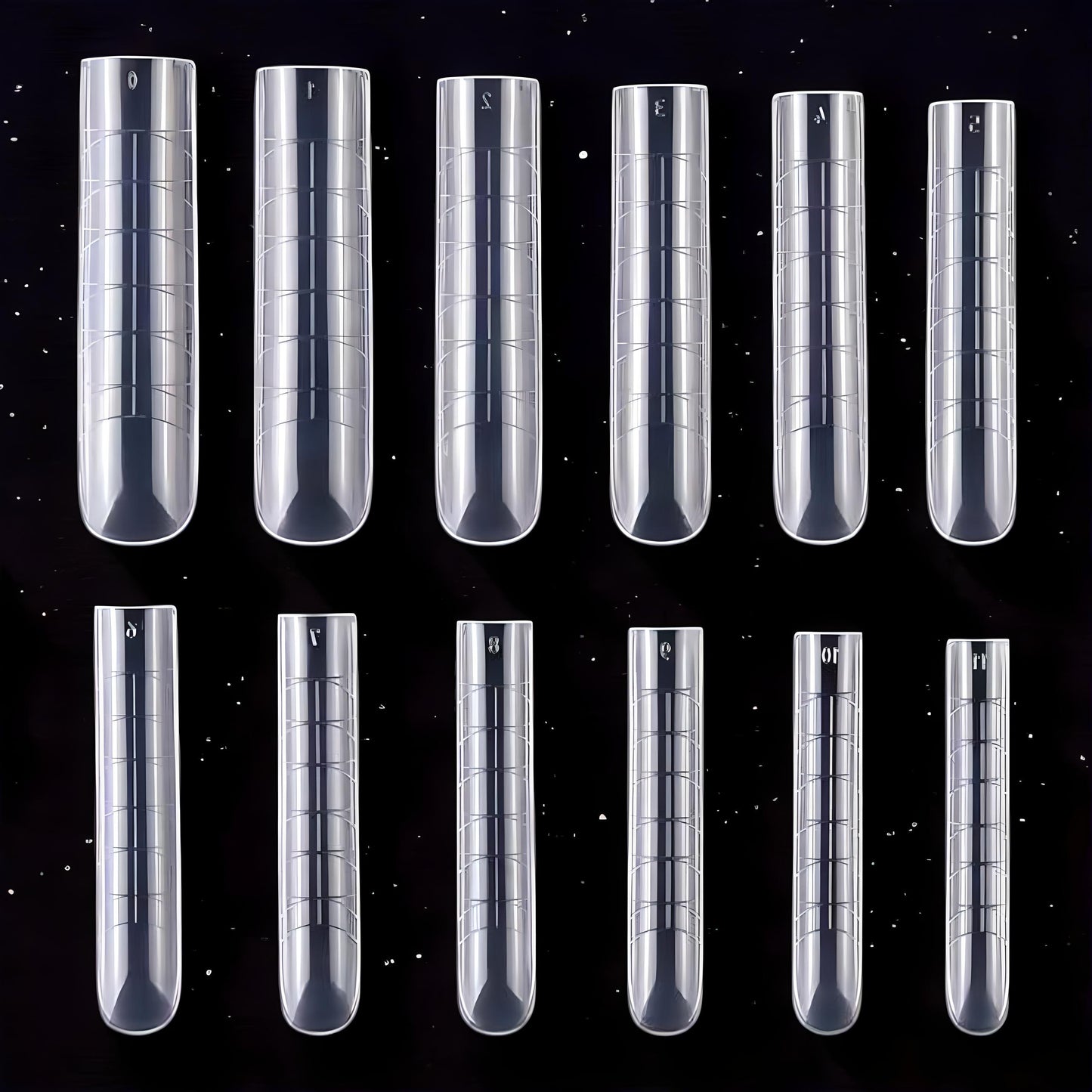 Dual Forms Riutilizzabili per Ricostruzione Square Round (Quadrate) 120 pz