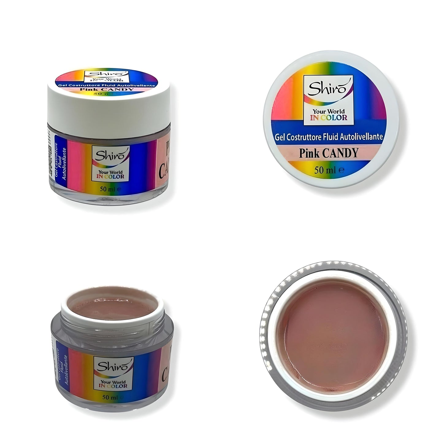 KIT PINK CANDY 004 – Gel Costruttore Autolivellante + Gel Polish Finish