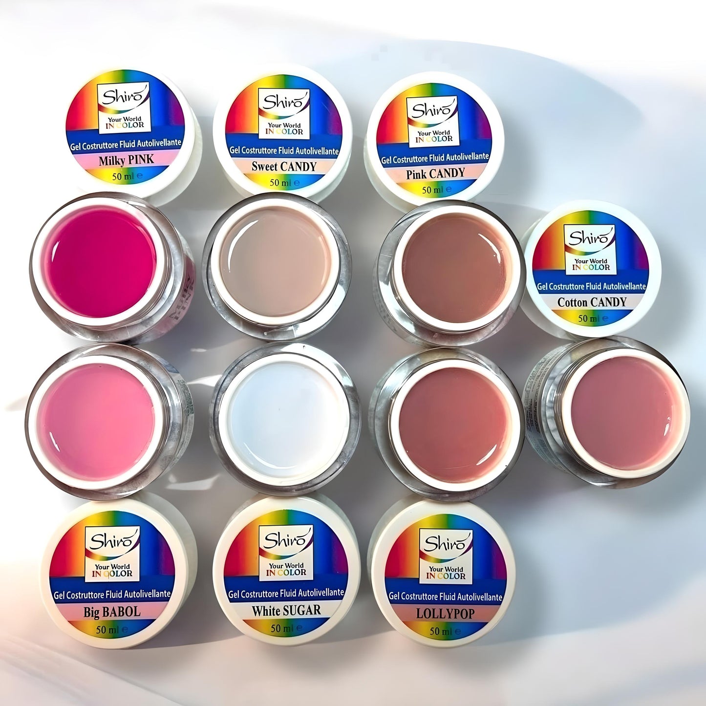 KIT SWEET CANDY 002 – Gel Costruttore Autolivellante + Gel Polish Finish