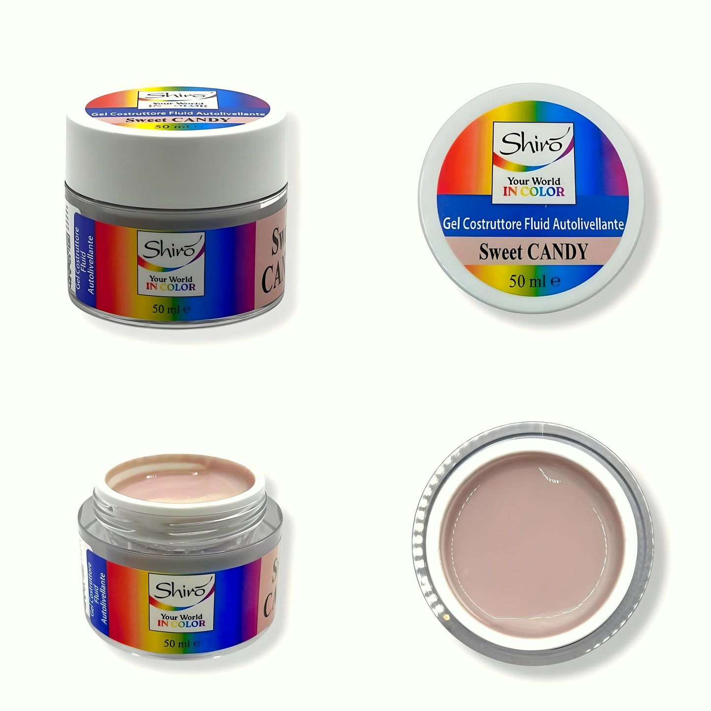 KIT SWEET CANDY 002 – Gel Costruttore Autolivellante + Gel Polish Finish