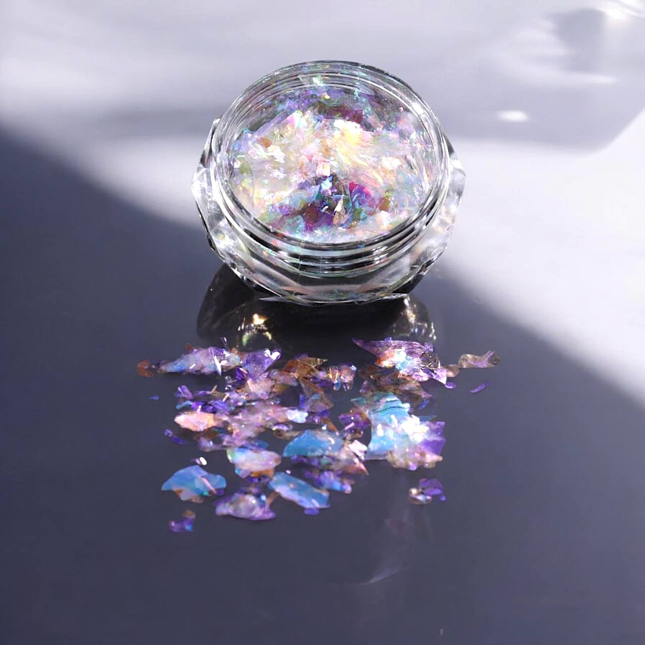 Scaglie Iridescenti Crystal Flakes – effetto brillante e tridimensionale A07
