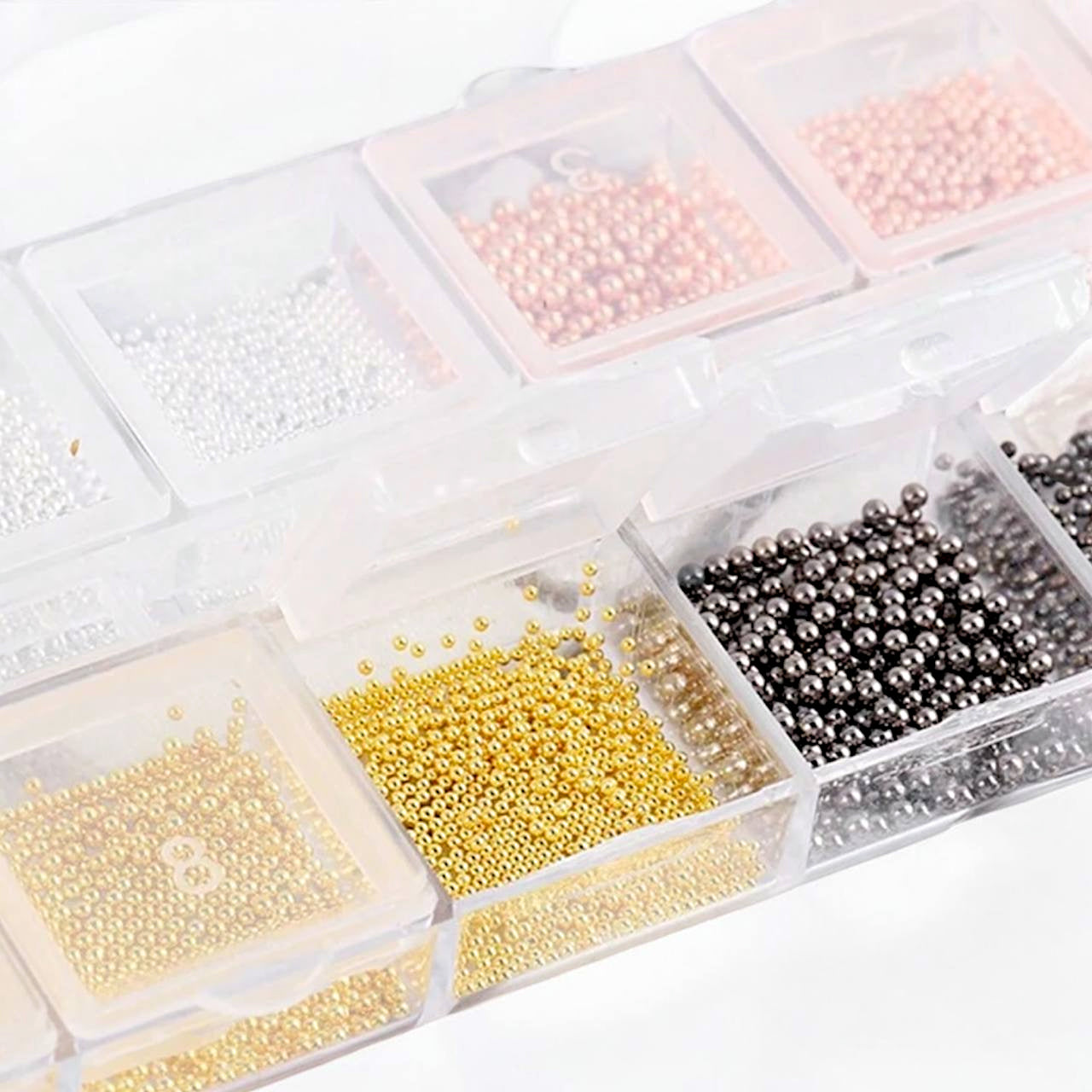 Microperle Metalliche per Nail Art -Metal Beads Luxe P01