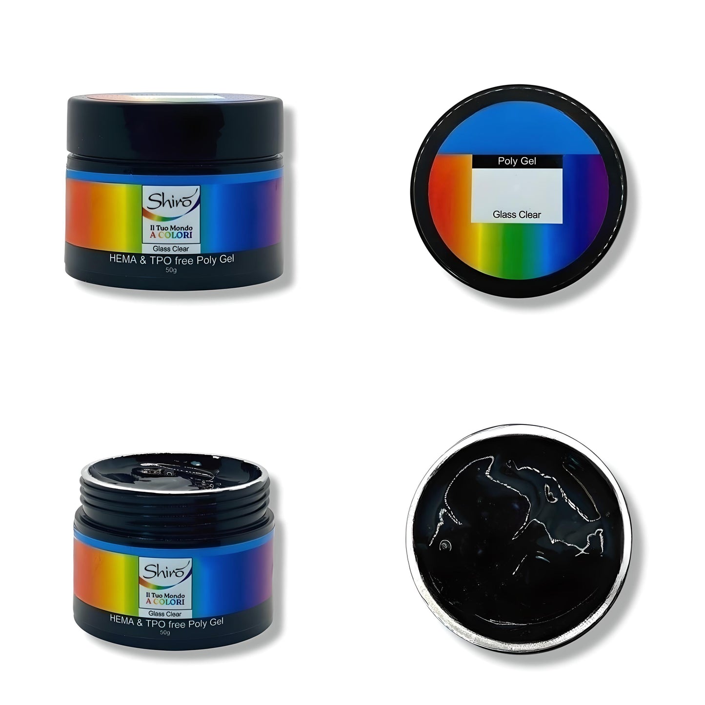 Poly Gel Cover Class Clear, Trasparente - HEMA & TPO Free - 50g