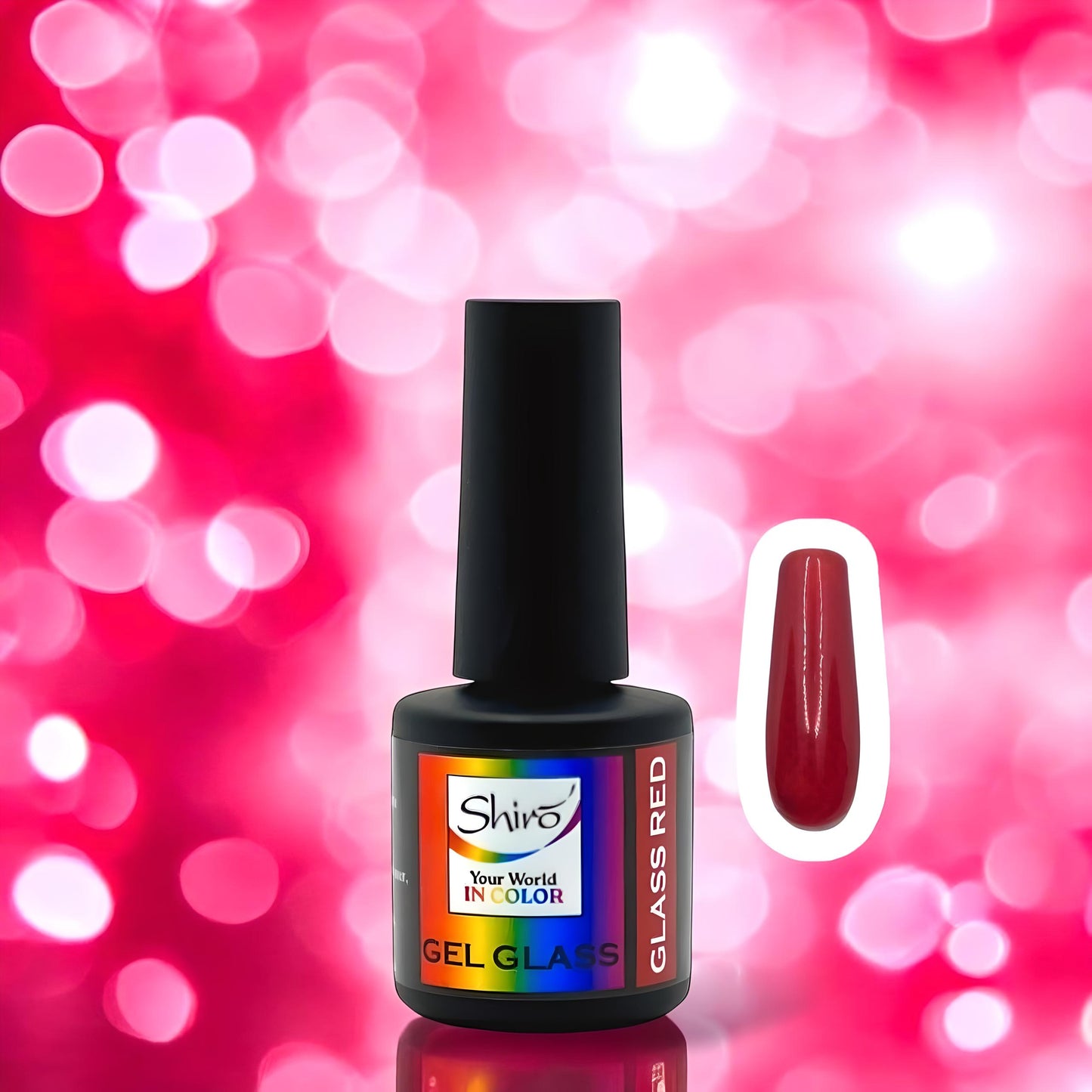 Gel Polish GLASS RED - HEMA & TPO FREE - 7ml