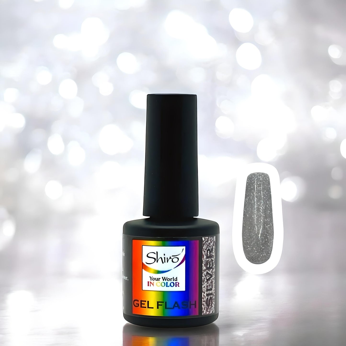 Gel Polish FLASH SILVER - HEMA & TPO FREE - 7ml