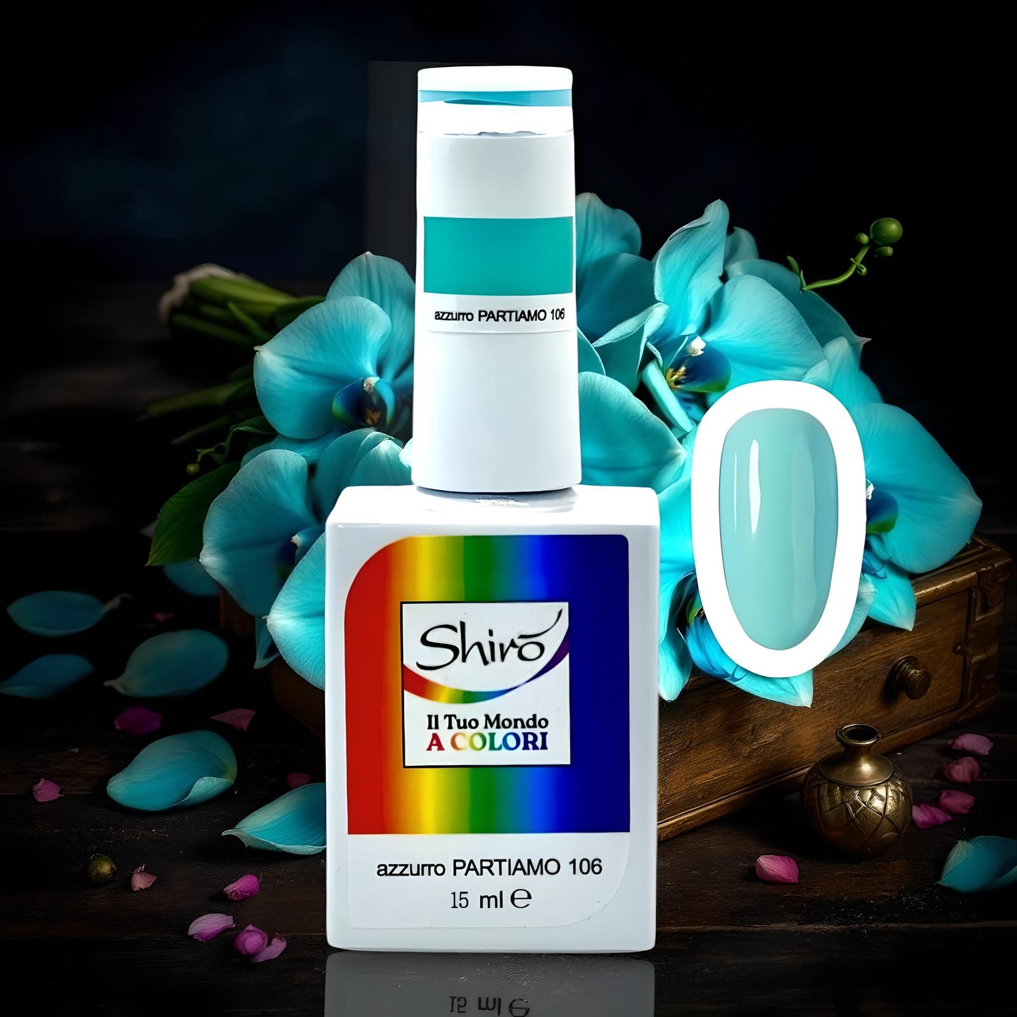 Gel Polish Azzurro PARTIAMO 106 - TPO FREE - 15ml
