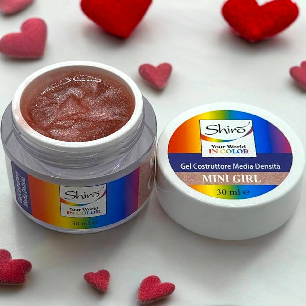 Gel Costruttore Media Densità MINI GIRL (con glitter) - HEMA & TPO FREE - 30ml