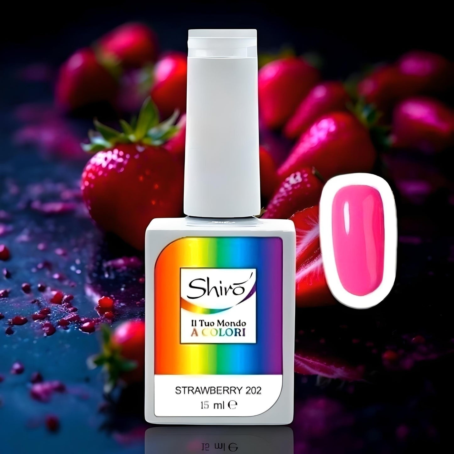 Gel Polish STRAWBERRY 202 - TPO FREE - 15ml