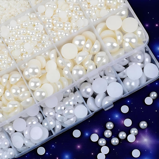 Strass Cristallini Crema per Unghie con Effetto Perla