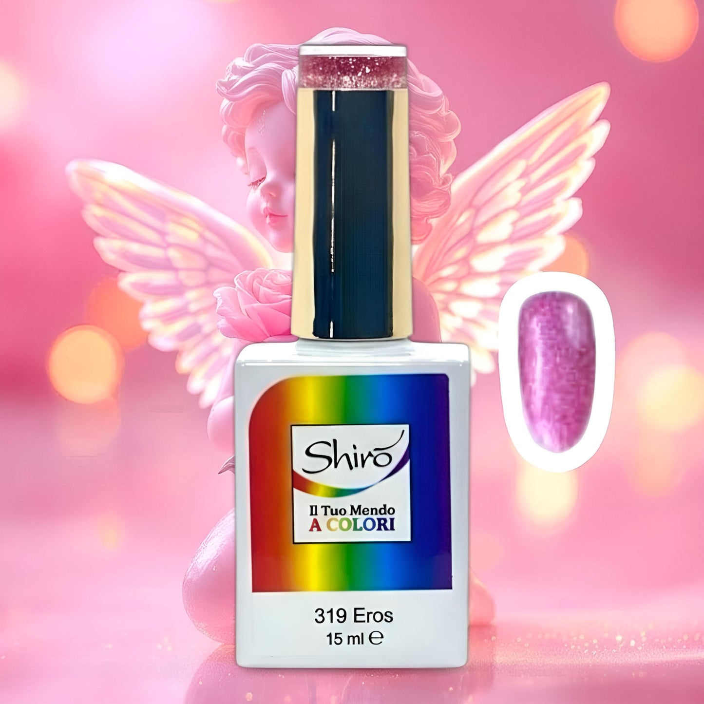 Gel Polish 319 Eros (con glitter) - TPO FREE - 15ml