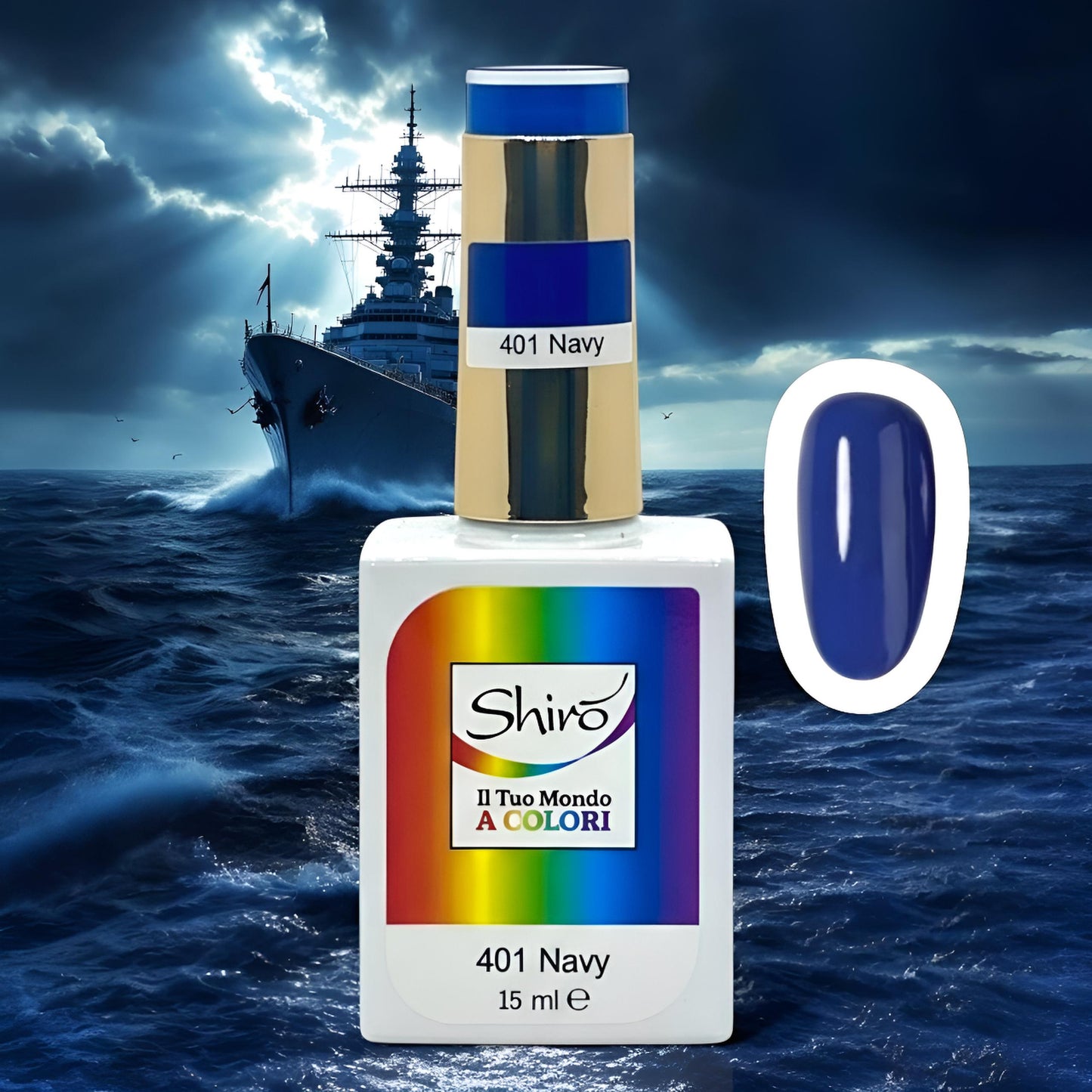 Gel Polish 401 Navy - TPO FREE - 15ml