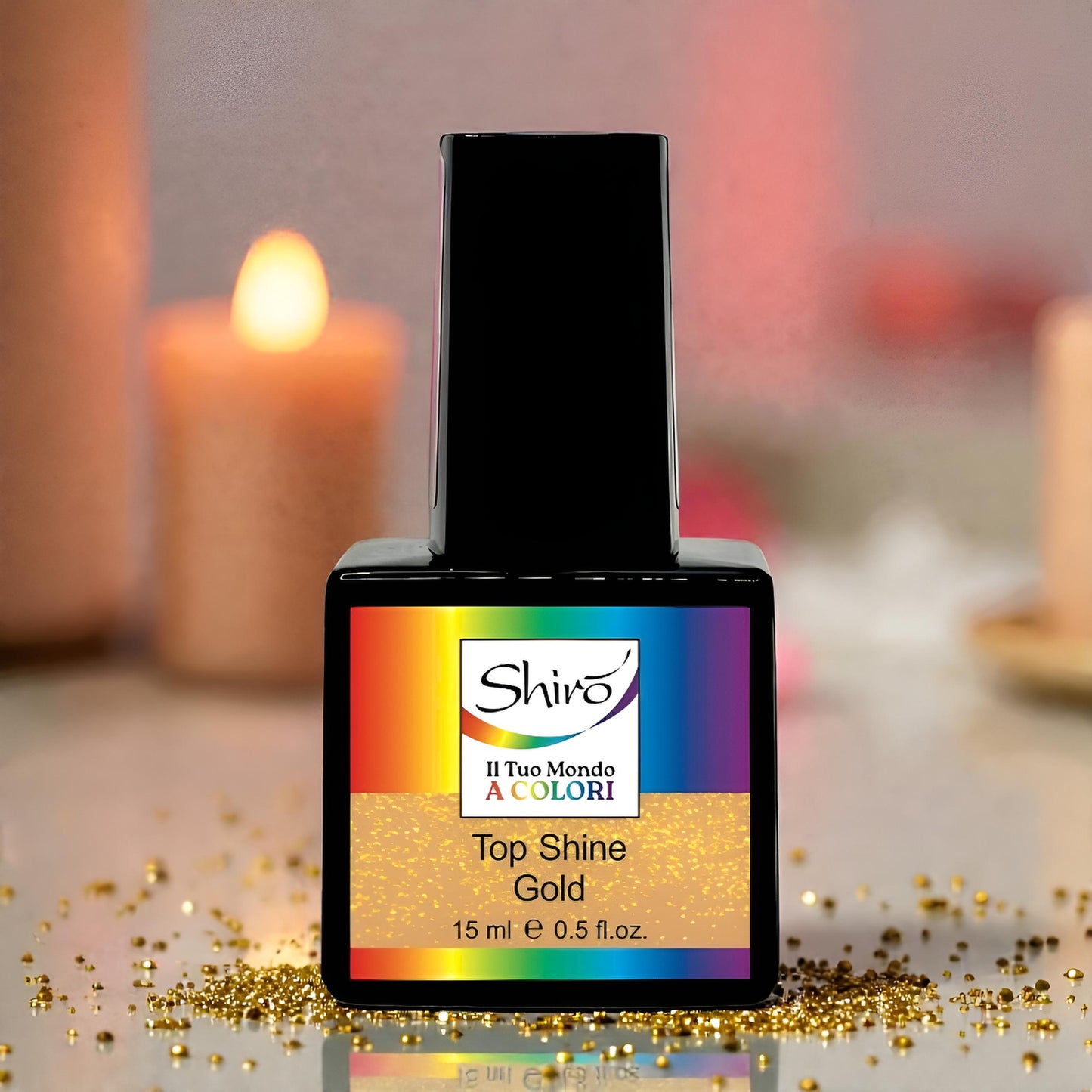 Top Coat Shine Gold - "HEMA & TPO FREE" - 15 ml