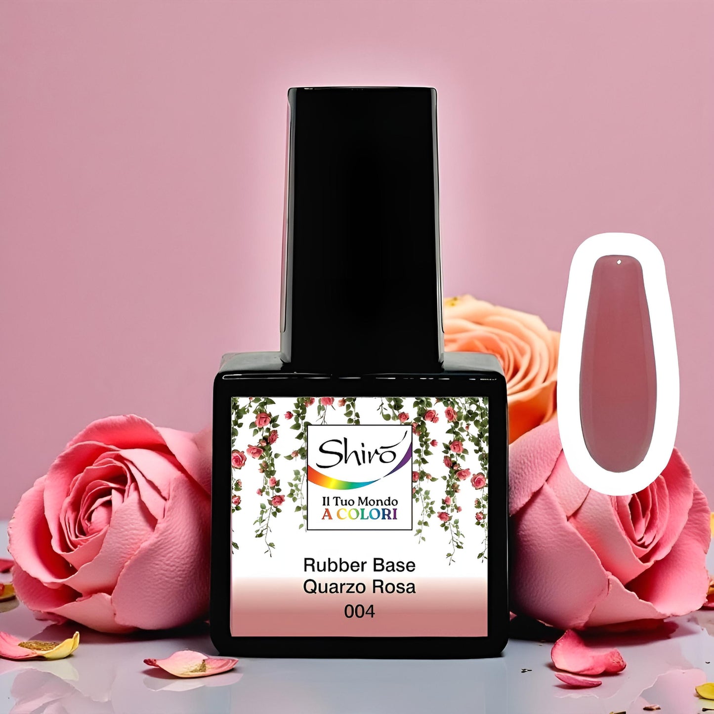 Rubber Base Quarzo Rosa 004 - HEMA & TPO FREE - 15ml