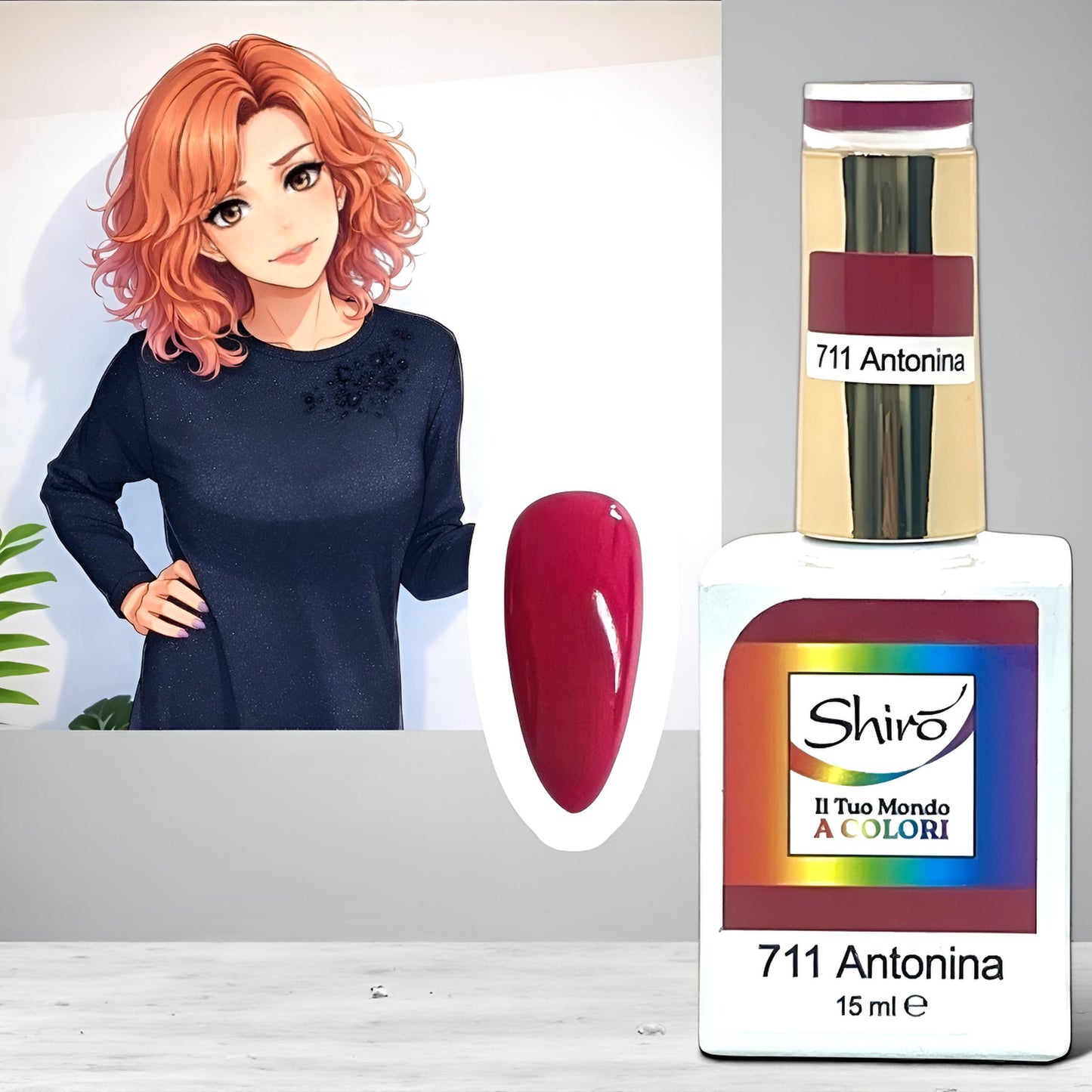 Gel Polish 711 Antonina - TPO FREE - 15ml