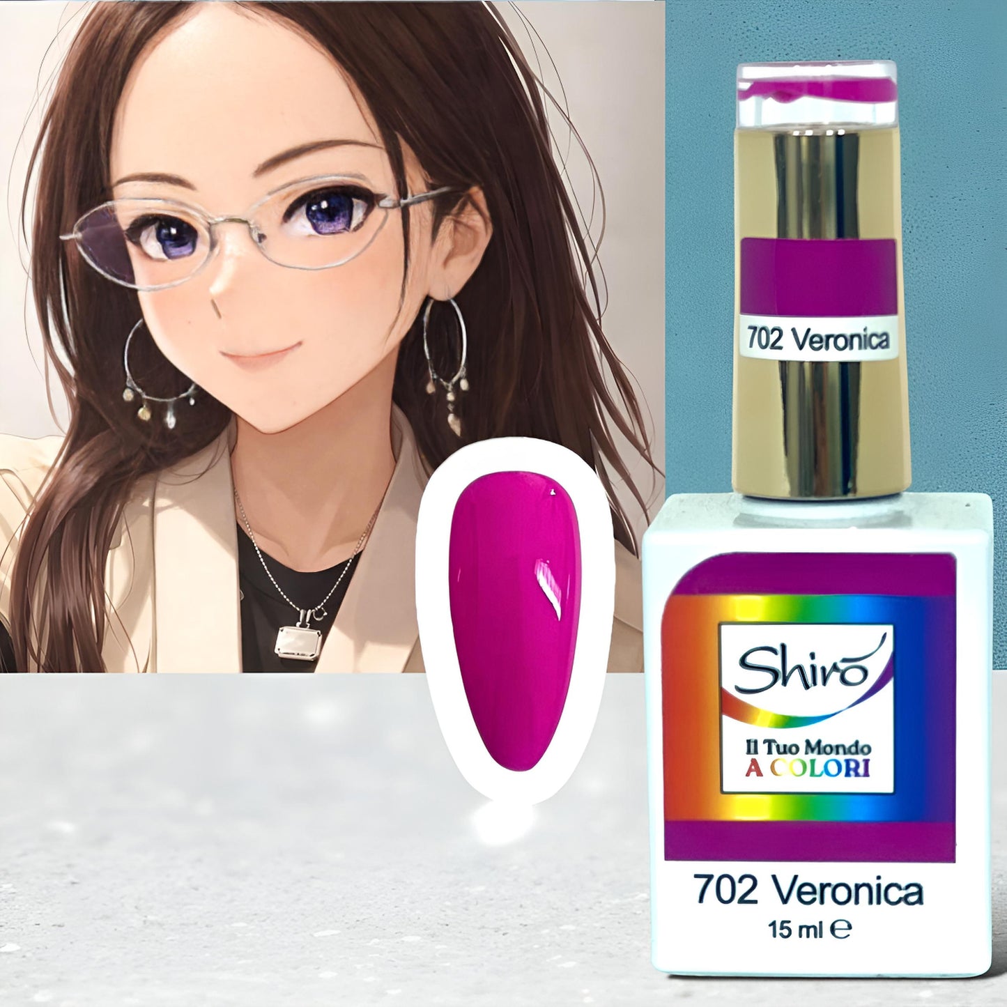 Gel Polish 702 Veronica - TPO FREE - 15ml