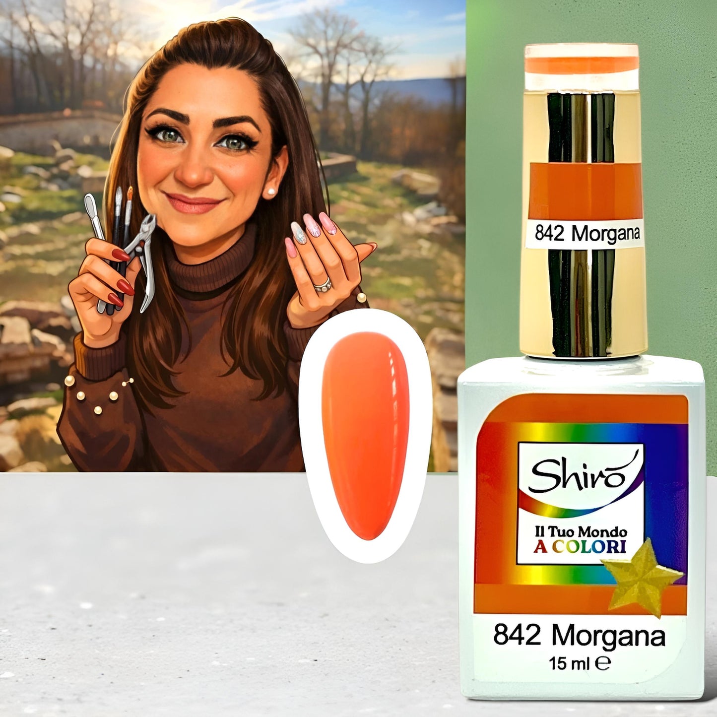 Gel Polish 842 Morgana – TPO FREE – 15ml
