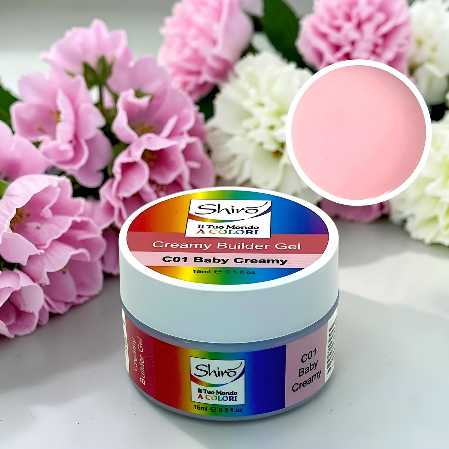 Creamy Builder Gel C01 Baby Creamy - 15 ml