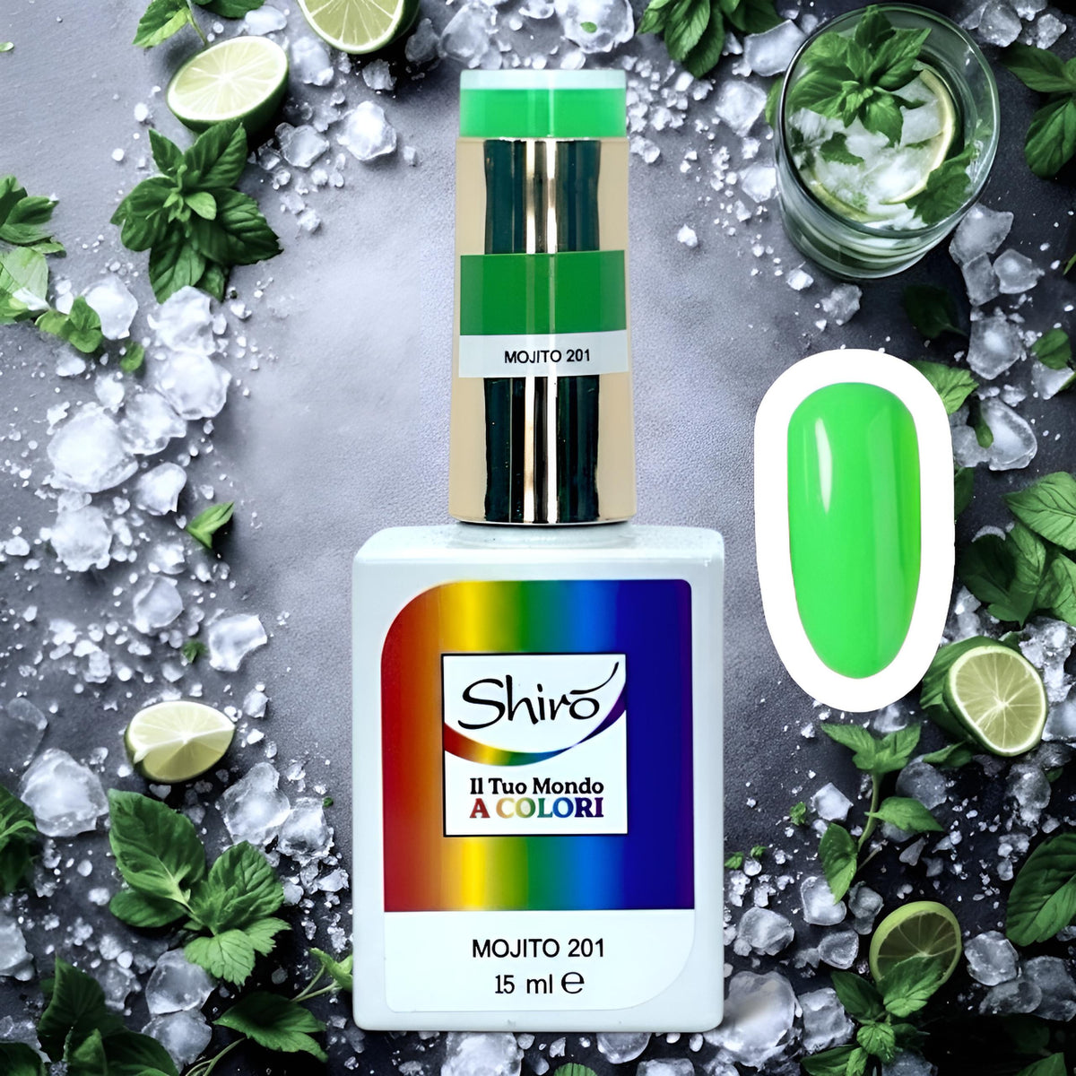 Gel Polish MOJITO 201 - TPO FREE - 15ml