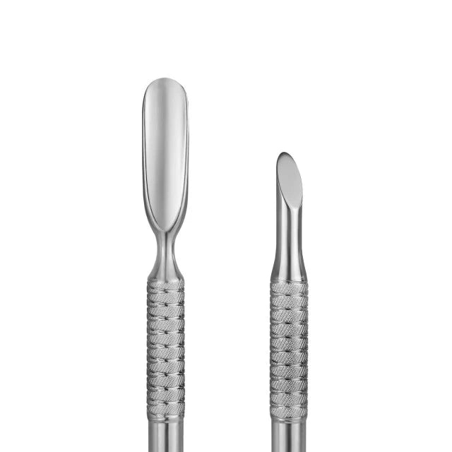 Spatola per manicure EXPERT 90 TYPE 2 (pusher ‘Bastoncino d’Arancio’ + spingitore largo arrotondato)