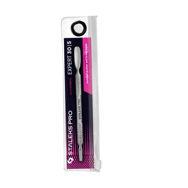 Spatola per manicure EXPERT 30 TYPE 5 (pusher largo arrotondato + lama dritta larga)