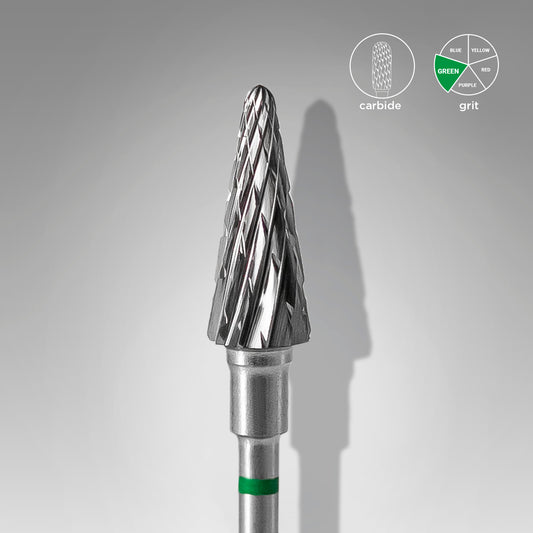 Punta per chiodo in carburo cono verde EXPERT diametro testa 6 mm / parte lavorante 14 mm