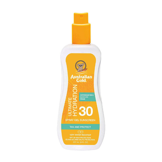 Australian Gold SPF30 Ultimate Hydration Spray Gel Sunscreen 237ml