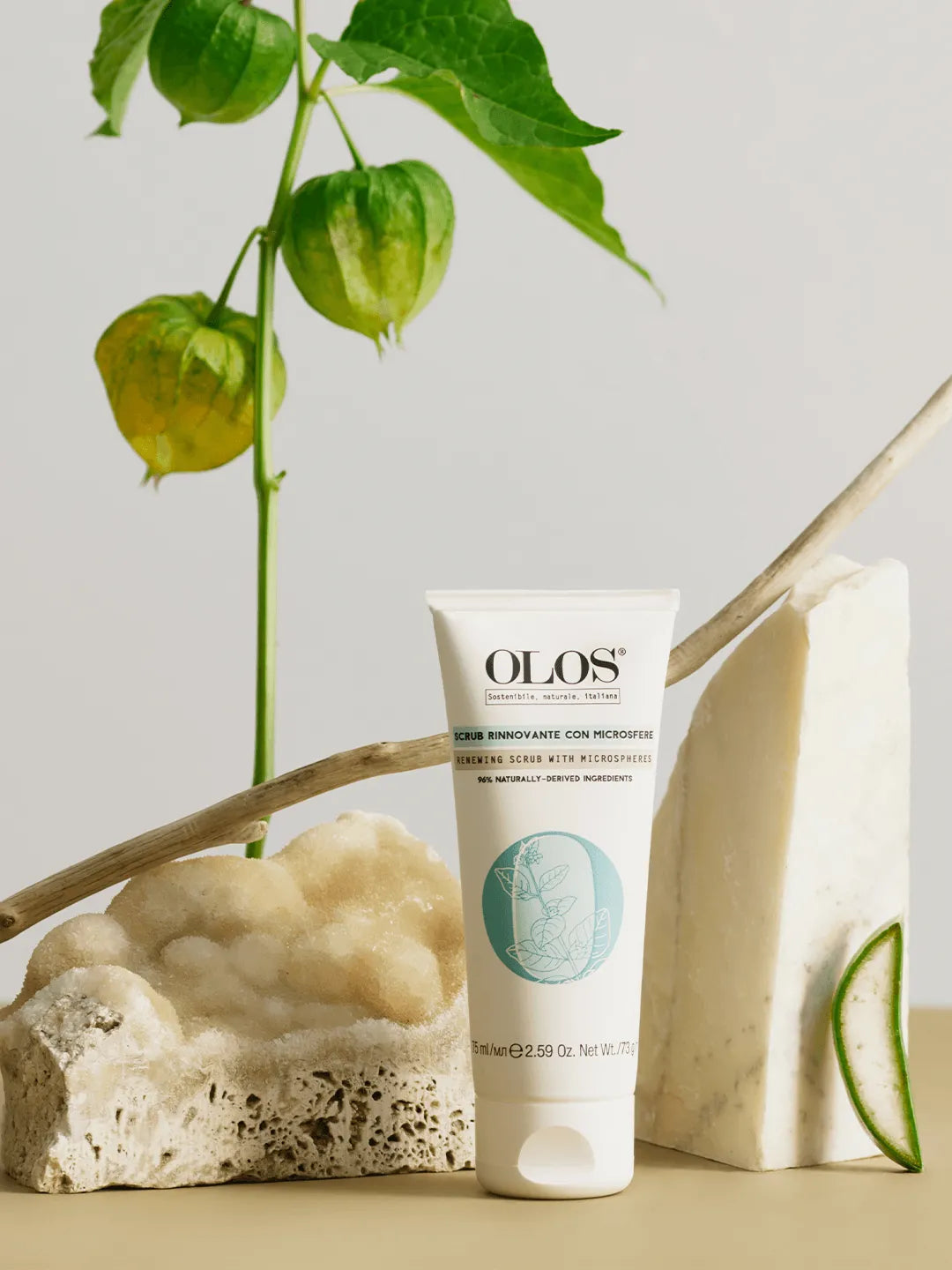 Olos Mondo Idratante Scrub Rinnovante con Microsfere 75ml