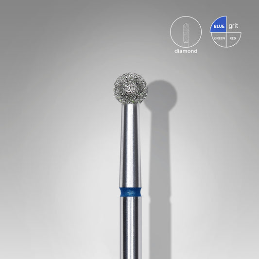 10 pezzi Fresa diamantata a shera, blue, diametro 3.5 mm