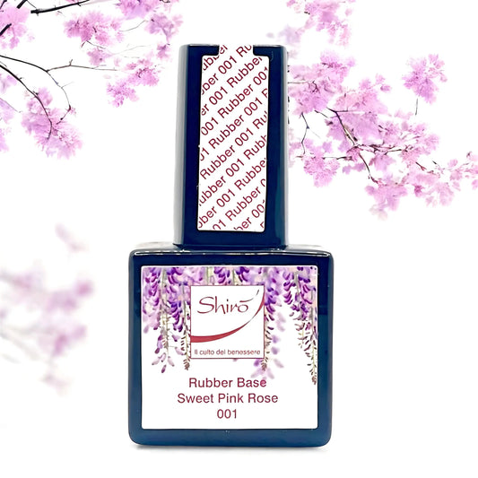 Rubber Base Sweet Pink Rose 001.  15ml