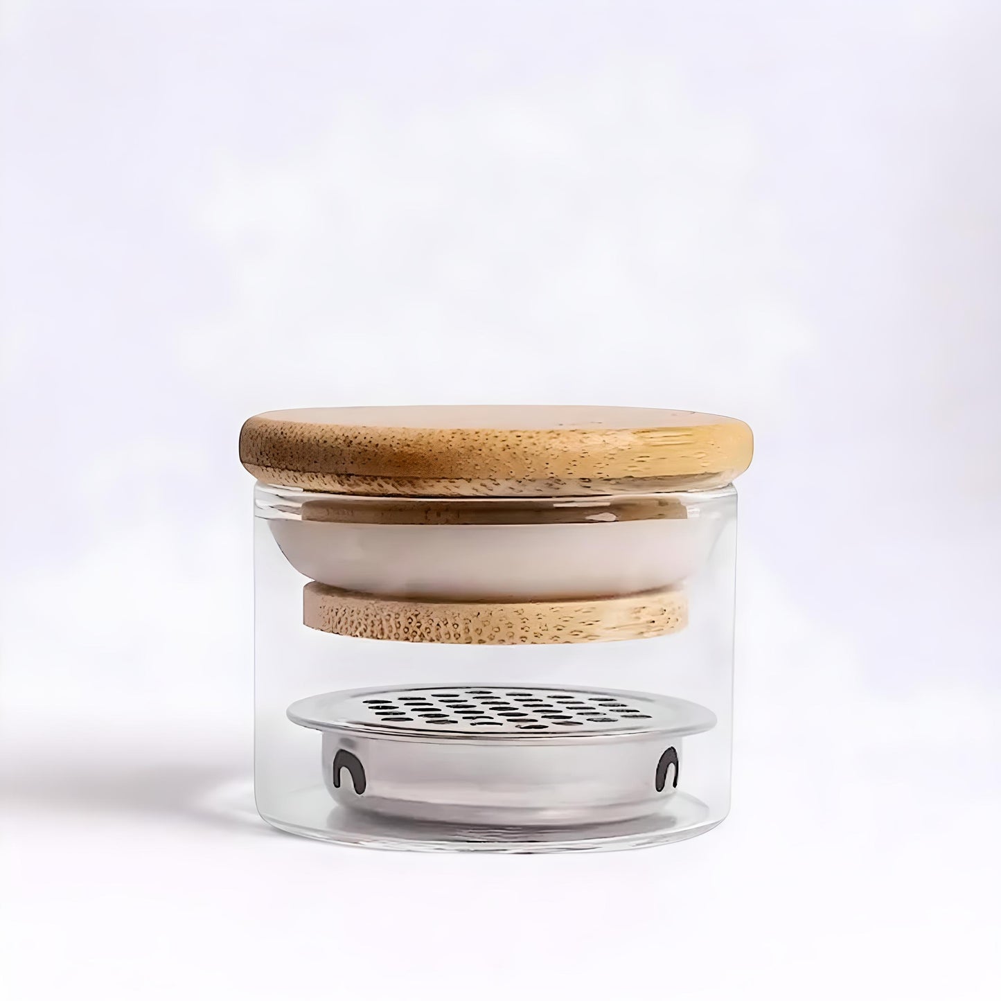 Bicchiere per la Pulizia dei Pennelli con Design a Rete 50 ml