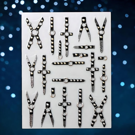 Slider per Nail Art 2pezzi AD 05