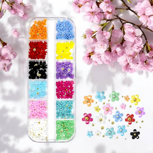 Decorazioni 3D per unghie "Floral Charm" F02