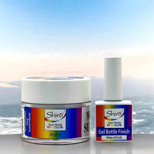 KIT WHITE SUGAR 001 – Gel Costruttore Autolivellante + Gel Polish Finish