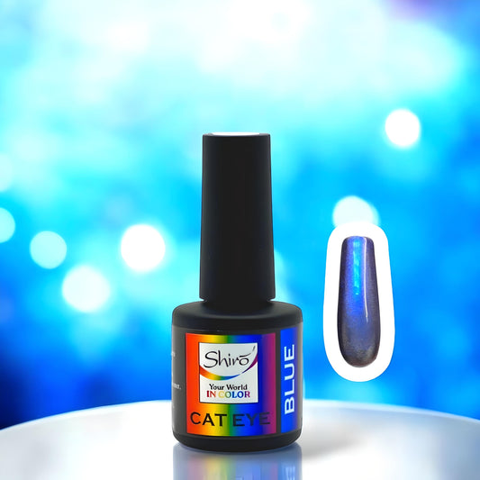 Gel Polish Cat Eye BLUE - HEMA & TPO FREE -  7ml