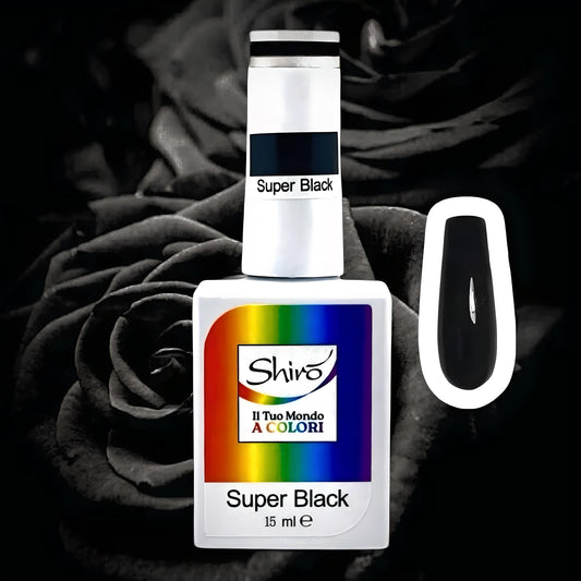 GEL POLISH SUPER BLACK - TPO FREE - 15ml