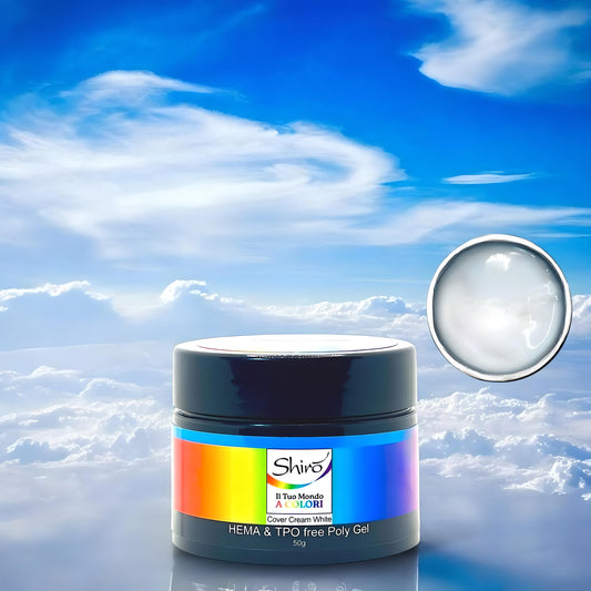 Poly Gel Cover Cream White – HEMA & TPO Free – 50g