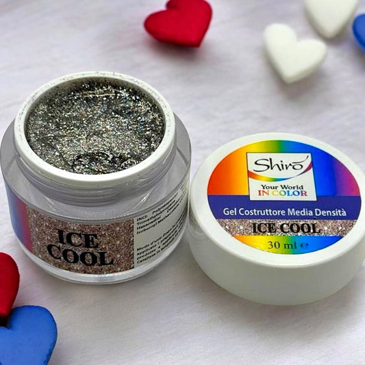 Gel Costruttore Media Densità ICE COOL (con glitter) - HEMA & TPO FREE - 30ml