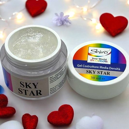 Gel Costruttore Media Densità SKY STAR (con glitter) - HEMA & TPO FREE - 30ml