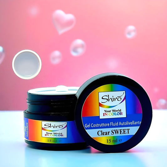 Gel CLEAR SWEET 008 autolivellante trasparente  - HEMA & TPO FREE - 15ml