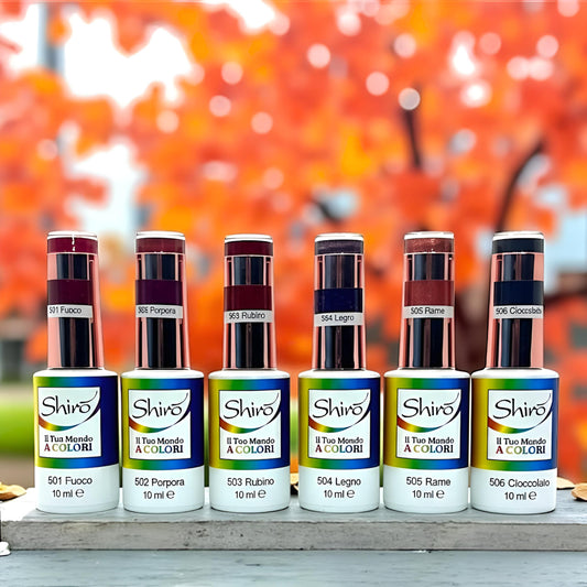 Kit Collezione Autunno Gel Polish – «Luce d’Autunno» 6x10ml