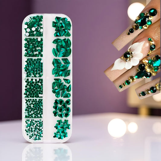 Strass per unghie Emerald Crystal 011