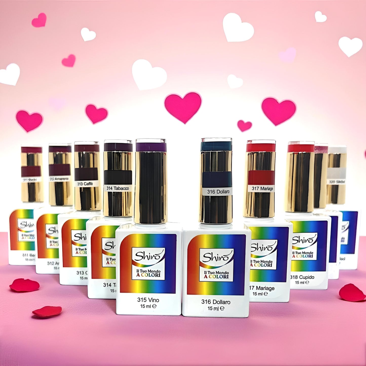 Kit Collezione Gel Polish “November in Amore” - TPO FREE - 10x15ml