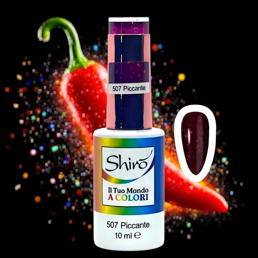 Gel Polish 507 Piccante (con glitter) - TPO FREE - 10ml
