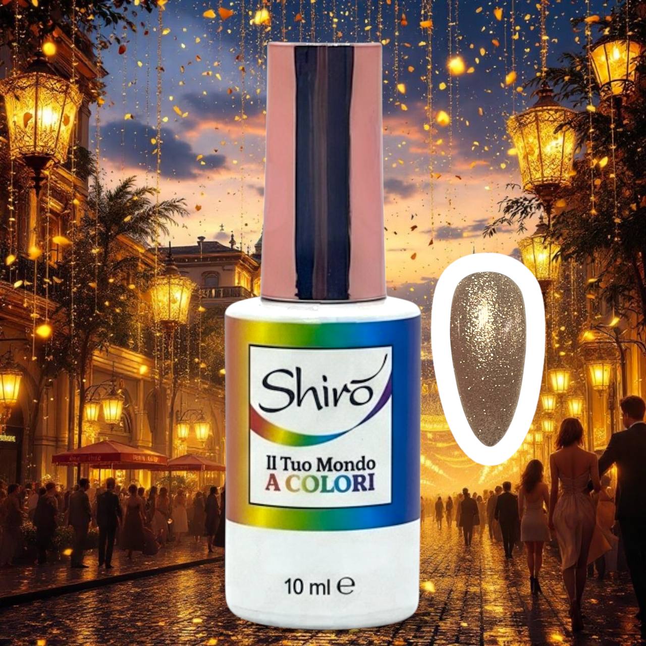 Kit Collezione Gel Polish (con glitter) “MAGIA DI DICEMBRE” - TPO FREE - 7x10ml